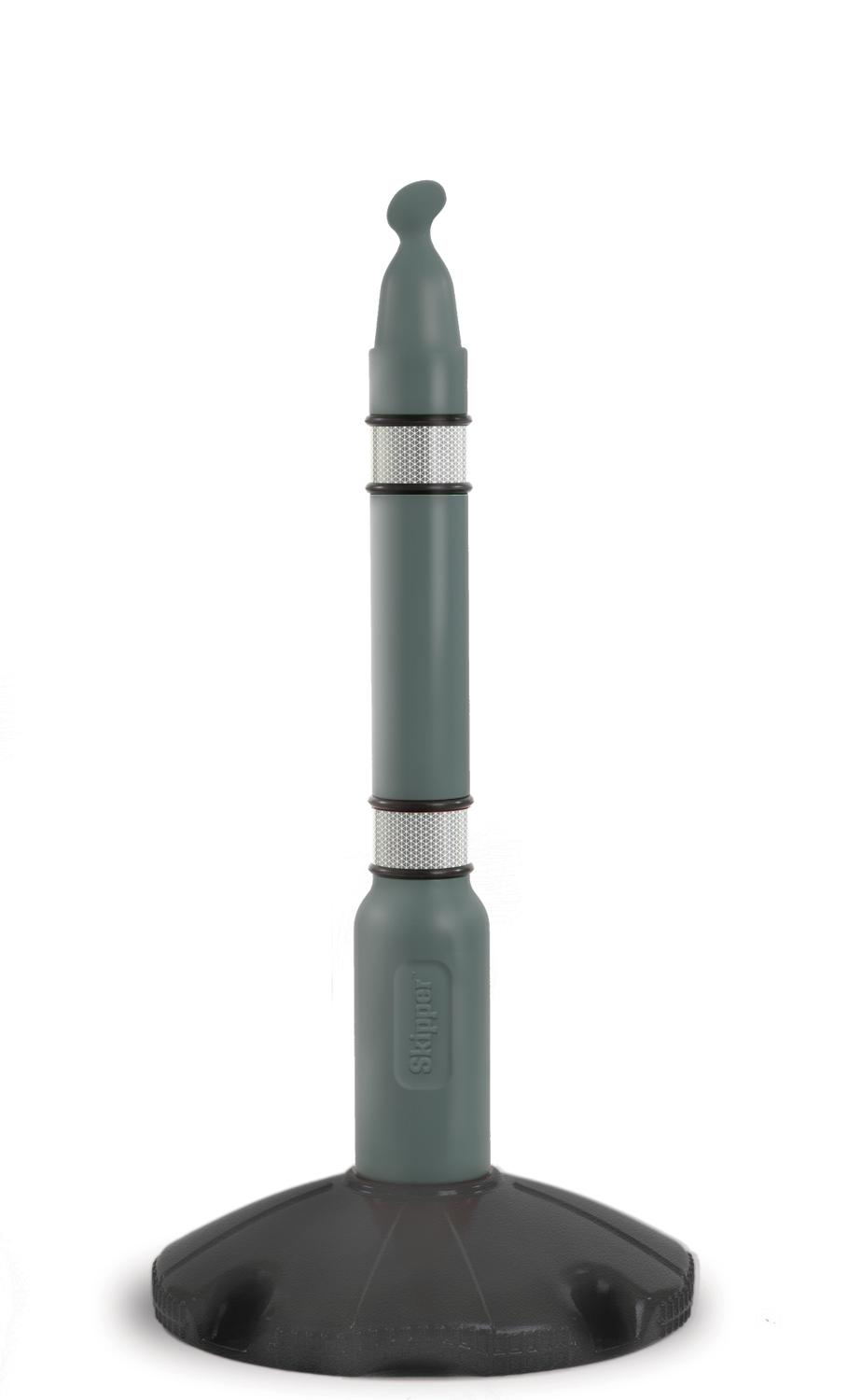 Poteau + base lestable SKIPPER Gris